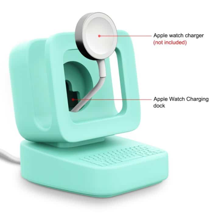 Für Apple Watch 44/42/40/38 mm Retro-Uhrenständerhalter – Bild 2