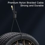 YESIDO CA102 PD 20W USB-C / Typ-C auf 8-poliges geflochtenes Ladedatenkabel – Bild 9