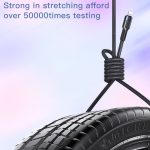 YESIDO CA107 1,2 m 2,4 A USB-C/Typ-C auf 8 Pin OD0,6 Ladedatenkabel – Bild 10