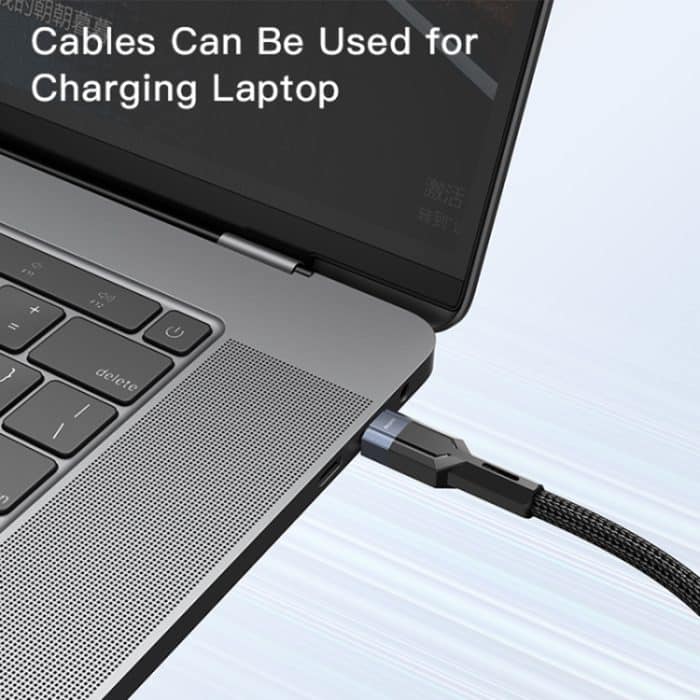 YESIDO CA108 1,2 m 60 W USB-C/Typ-C auf Typ-C OD0,6 Ladedatenkabel – Bild 9