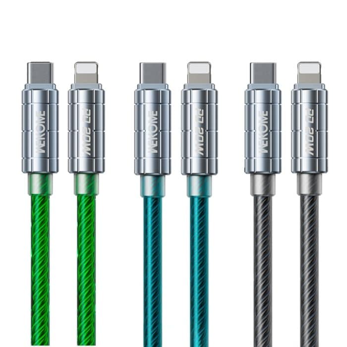 WK WDC-205 PD 20 W USB-C/Typ-C auf 8-poliges Super-Schnelllade-Datenkabel, Länge: 1 m – Bild 2