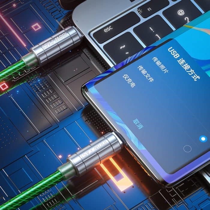 WK WDC-205 PD 20 W USB-C/Typ-C auf 8-poliges Super-Schnelllade-Datenkabel, Länge: 1 m – Bild 6