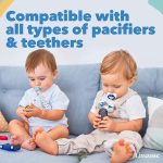 3 Stück/Set Baby-Beißspielzeug, verdickte Schnullerkette, zufällige Farblieferung – Bild 4