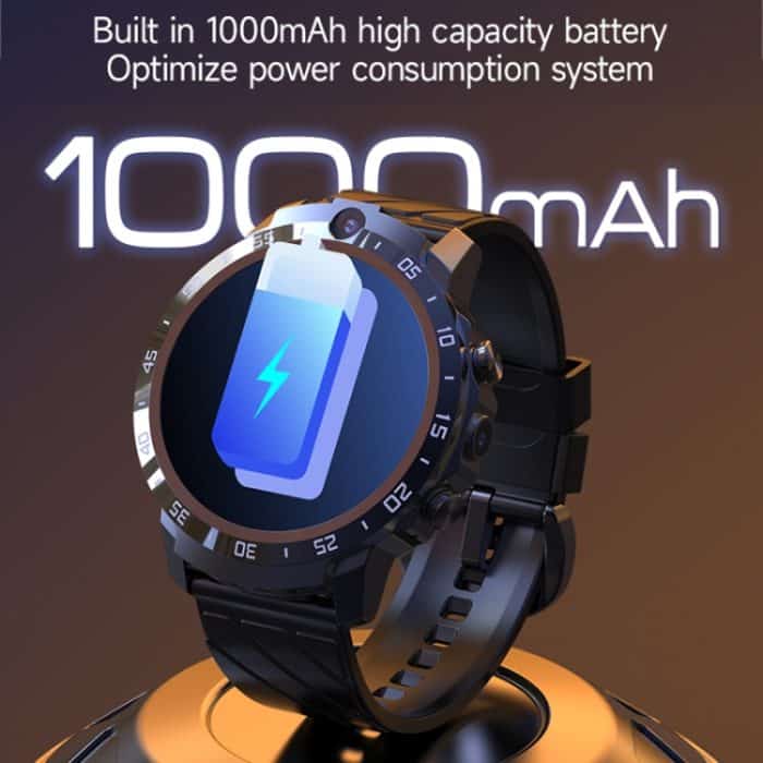 MT27 4G+64G 1,6 Zoll IP67 Wasserdicht 4G Android 8.1 Smart Watch Unterstützung Herzfrequenz/GPS, Silicone Band, Steel Band, Leather Band – Bild 13