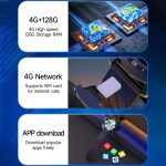 MT27 4G+64G 1,6 Zoll IP67 Wasserdicht 4G Android 8.1 Smart Watch Unterstützung Herzfrequenz/GPS, Silicone Band, Steel Band, Leather Band – Bild 4