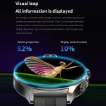 L01 1,43 Zoll IP67 wasserdichte 4G Android 9.0 Smart Watch Unterstützung Gesichtserkennung / GPS, 4G+64G, 4G+128G – Bild 4