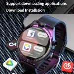 L01 1,43 Zoll IP67 wasserdichte 4G Android 9.0 Smart Watch Unterstützung Gesichtserkennung / GPS, 4G+64G, 4G+128G – Bild 9