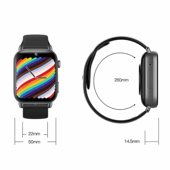 UNIWA X1S 1,9 Zoll IP67 wasserdichte 4G Android 8.1 Dual-Kameras Smartwatch unterstützt Temperaturmessung, 1G+8G, 2G+16G – Bild 2