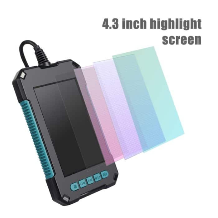 P40 5,5 mm 1080P IP68 Wasserdichtes 4,3-Zoll-Hervorhebungsbildschirm-Digitalendoskop mit zwei Kameras, 2m Hard Cable, 5m Hard Cable, 10m Hard Cable – Bild 5