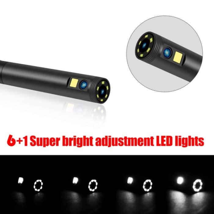 P30 5,5 mm 1080P IP68 Wasserdichtes 4,3-Zoll-Bildschirm-Digitalendoskop mit Doppelkamera, 1m Snake Tube, 3m Snake Tube – Bild 5