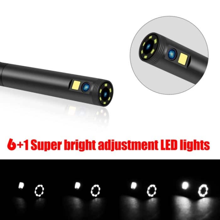 P30 5,5 mm 1080P IP68 Wasserdichtes 4,3-Zoll-Bildschirm-Digitalendoskop mit Doppelkamera, 2m Hard Cable, 5m Hard Cable, 10m Hard Cable – Bild 5