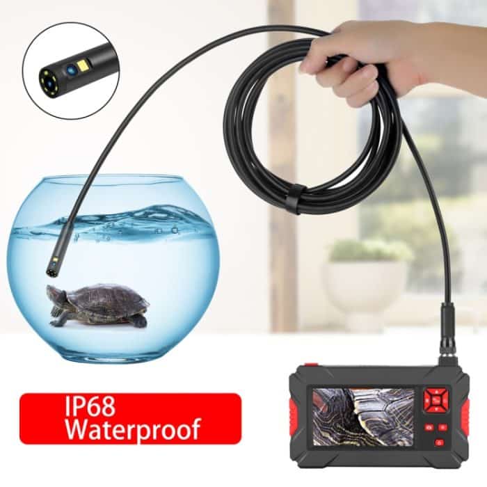 P30 5,5 mm 1080P IP68 Wasserdichtes 4,3-Zoll-Bildschirm-Digitalendoskop mit Doppelkamera, 2m Hard Cable, 5m Hard Cable, 10m Hard Cable – Bild 8
