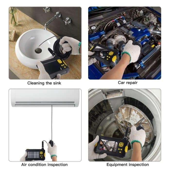 P30 3,9 mm 1080P IP68 Wasserdichtes 4,3-Zoll-Bildschirm-Digitalendoskop mit Doppelkamera, 2m Hard Cable, 5m Hard Cable, 10m Hard Cable – Bild 11