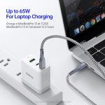 DUZZONA A2 PD 65W USB-C / Typ-C auf Typ-C Schnelllade-Datenkabel – Bild 3