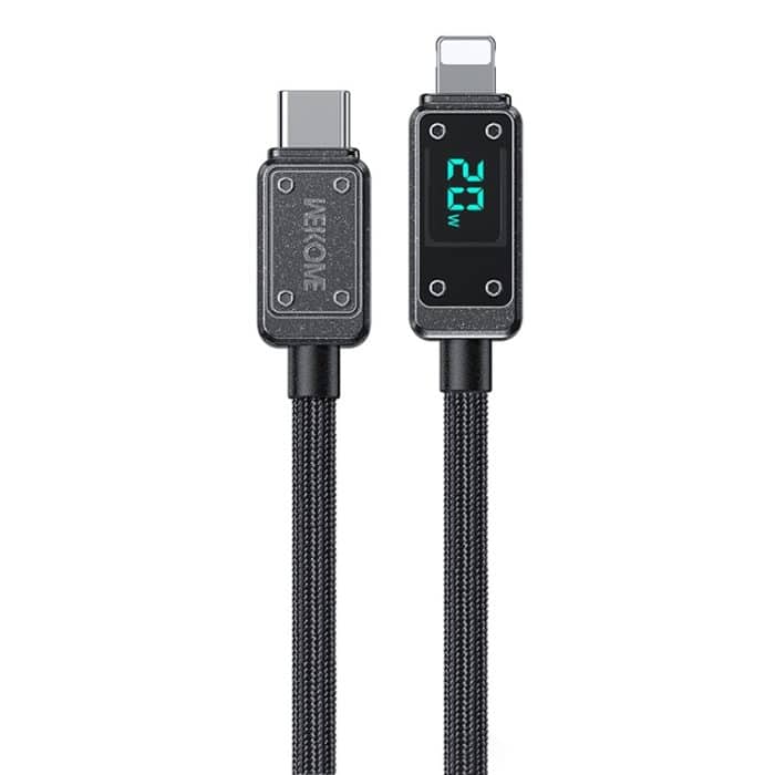 WK WDC-08 PD 20W USB-C/Typ-C auf 8-poliges Digitalanzeige-Datenkabel, Länge: 1 m – Bild 1