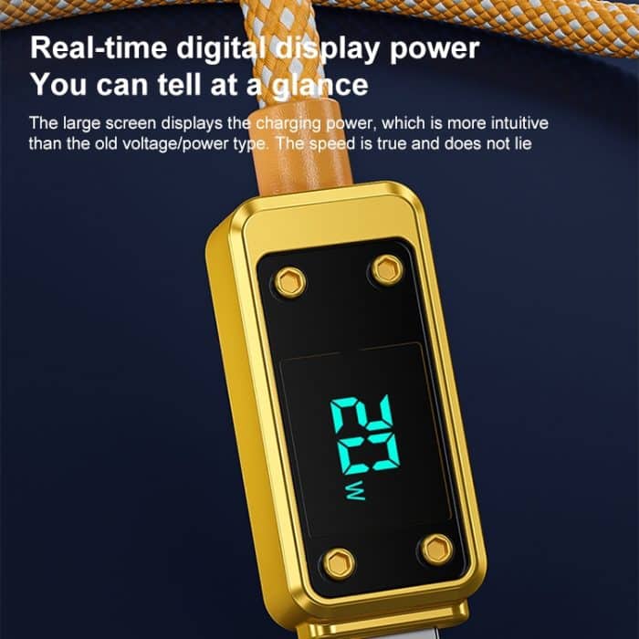 WK WDC-08 PD 20W USB-C/Typ-C auf 8-poliges Digitalanzeige-Datenkabel, Länge: 1 m – Bild 7