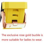 Roségoldfarbenes Silikon-Uhrenarmband mit Schnalle, For Garmin Epix Pro 42mm, For Garmin Fenix 7S Pro 42mm – Bild 3