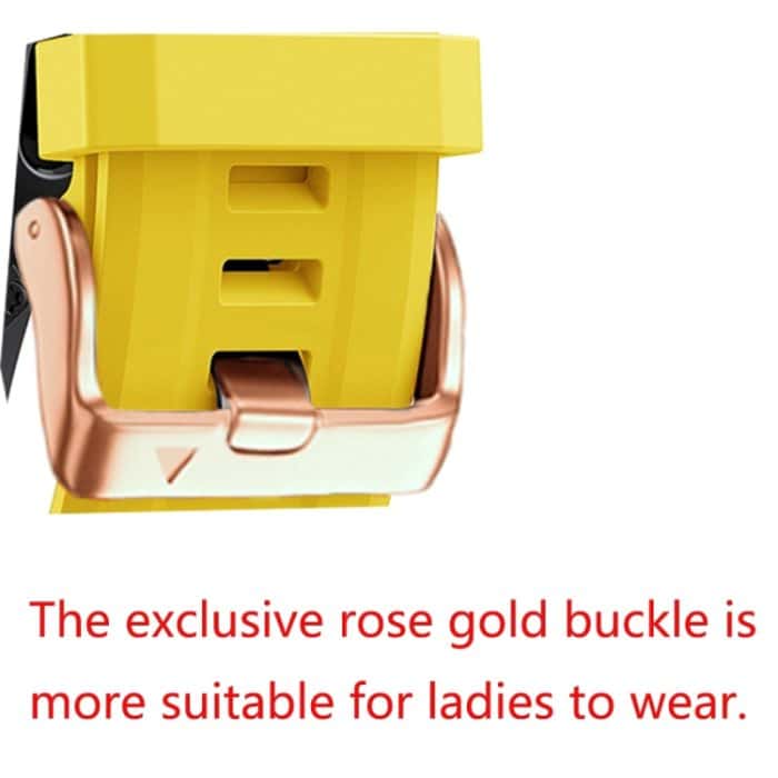 Roségoldfarbenes Silikon-Uhrenarmband mit Schnalle, For Garmin Epix Pro 42mm, For Garmin Fenix 7S Pro 42mm – Bild 3