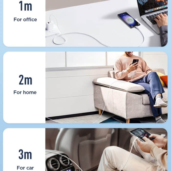 JOYROOM SA26-AC3 Flash Charge Series 3A USB-auf-USB-C/Typ-C-Schnellladedatenkabel – Bild 9