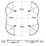 STARTRC Drone Propeller Schutzschutz Antikollisionsring, For DJI Mavic 3 Pro – Bild 3