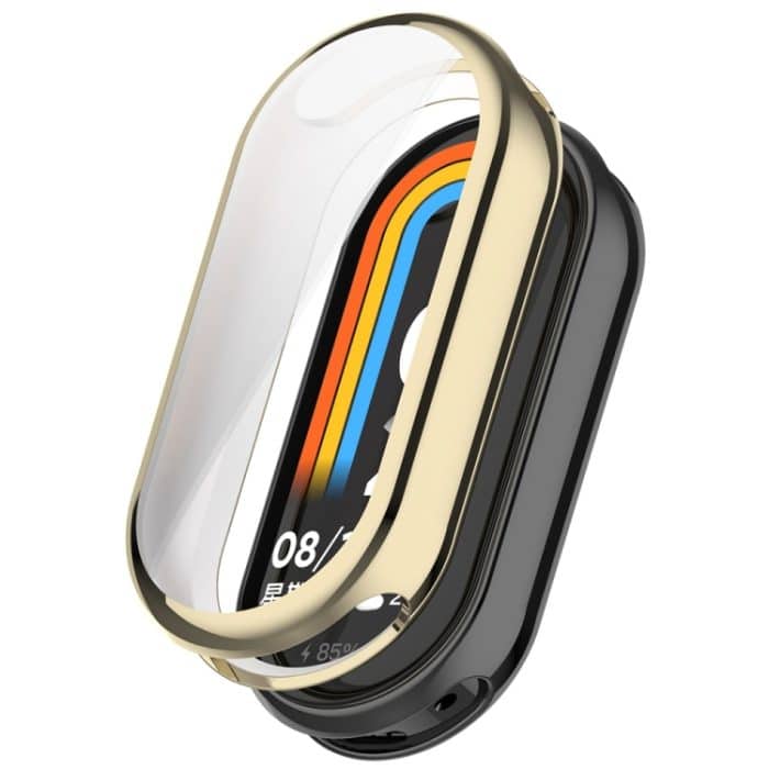 EDA005006801A.jpg Vollständige TPU-Galvanik-Uhrenschutzhülle, For Xiaomi Mi Band 8 / 9 Ceramic / 10 Ceramic – Bild 1