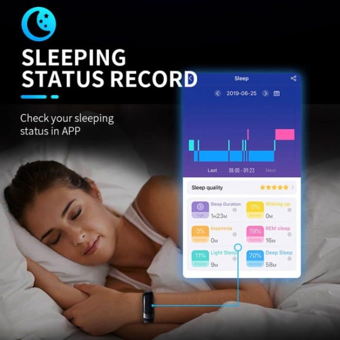 SPOVAN H02 1,14-Zoll-TFT-HD-Bildschirm-Smart-Armband unterstützt Blutsauerstoffüberwachung/Schlafüberwachung – Bild 8