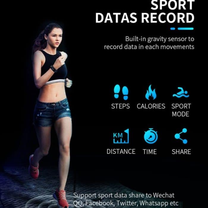 SPOVAN H02 1,14-Zoll-TFT-HD-Bildschirm-Smart-Armband unterstützt Blutsauerstoffüberwachung/Schlafüberwachung – Bild 9