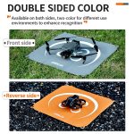 STARTRC Quadratische Drohnen-Parkschürze aus Pappe für DJI Avata / Mini 3 / Mavic 3 Pro, 55cm x 55cm – Bild 3