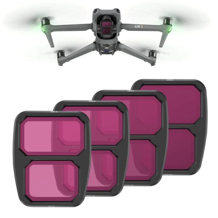 STARTRC Drohnenlinsenfilter, For DJI Air 3 UV, For DJI Air 3 4 in 1 ND8/16/32/64, For DJI Air 3 Star, For DJI Air 3 NIGHT, For DJI Air 3 6 in 1 ND8/16/32/64 UV CPL, For DJI Air 3 CPL – Bild 1