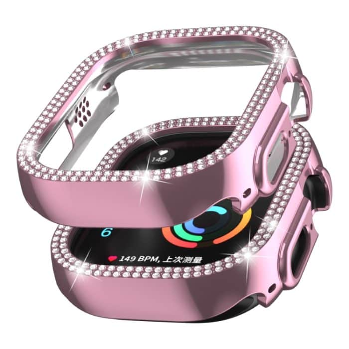 Zweireihiges Diamant-Hohl-PC-Uhrengehäuse, For Apple Watch Ultra 2 / Ultra 49mm – Bild 6