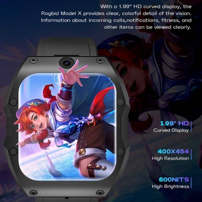 Modell X 1,99 Zoll IP68 wasserdichte Android 9.0 4G Dual-Kameras matte Smartwatch, 2GB+16GB, 4GB+128GB – Bild 2