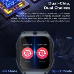 Modell X 1,99 Zoll IP68 wasserdichte Android 9.0 4G Dual-Kameras matte Smartwatch, 2GB+16GB, 4GB+128GB – Bild 5