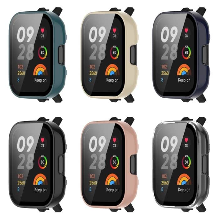 Integrierte Uhrenschutzhülle aus PC + gehärtetem Film, For Xiaomi Mi Watch Lite 3, For Redmi Watch 3 Lite / Redmi Watch 3 Active – Bild 3