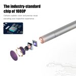 P40 3,9 mm rotes HD-wasserdichtes, tragbares, integriertes Hand-Industrie-Endoskop mit vertikalem Bildschirm, 2m, 5m, 10m – Bild 6