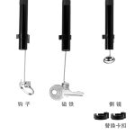 P40 5,5 mm HD Blaues, wasserdichtes, tragbares, integriertes Hand-Industrie-Endoskop mit vertikalem Bildschirm, 2m, 5m, 10m – Bild 12
