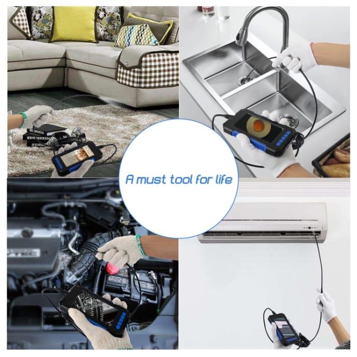 P40 5,5 mm HD Blaues, wasserdichtes, tragbares, integriertes Hand-Industrie-Endoskop mit vertikalem Bildschirm, 2m, 5m, 10m – Bild 13