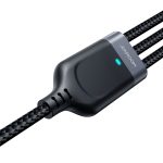 JOYROOM A18 3,5 A USB auf 8 Pin+USB-C/Typ-C+Micro USB 3 in 1 Datenkabel – Bild 3