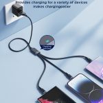 JOYROOM A18 3,5 A USB auf 8 Pin+USB-C/Typ-C+Micro USB 3 in 1 Datenkabel – Bild 8