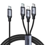 JOYROOM A21 30 W Typ-C auf 8 Pin+Typ-C+Micro USB 3-in-1-Ladekabel, Länge: 1,5 m