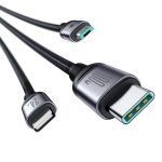 JOYROOM A21 100 W USB auf 8 Pin+Typ-C+Micro USB 3 in 1 Ladekabel, Länge: 1,2 m – Bild 2