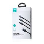 JOYROOM A21 100 W USB auf 8 Pin+Typ-C+Micro USB 3 in 1 Ladekabel, Länge: 1,2 m – Bild 7