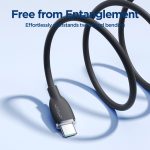 JOYRO0M SA29-AC3 3A USB auf USB-C/Typ-C Flüssigsilikon-Schnellladedatenkabel, Länge: 1,2 m – Bild 4