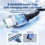 JOYROOM SA29-CC5 100 W USB-C/Typ-C auf USB-C/Typ-C Flüssigsilikon-Schnellladedatenkabel, Länge: 1,2 m – Bild 6