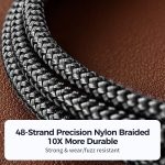 JOYROOM SA31-AC6 100 W USB-auf-USB-C/Typ-C-Schnellladedatenkabel, Länge: 1,2 m – Bild 5