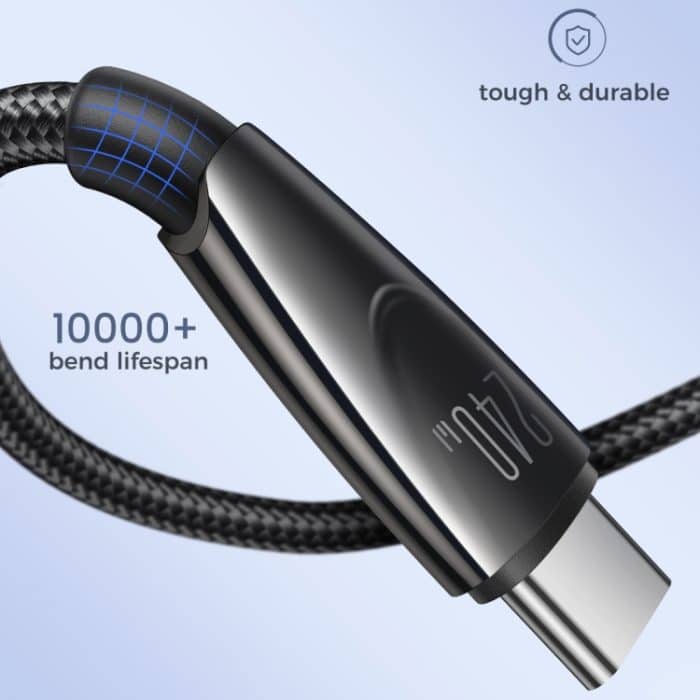 JOYROOM SA31-CC5 240 W USB-C/Typ-C auf USB-C/Typ-C Schnelllade-Datenkabel, Länge: 1,2 m – Bild 3