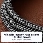 JOYROOM SA31-CC5 240 W USB-C/Typ-C auf USB-C/Typ-C Schnelllade-Datenkabel, Länge: 1,2 m – Bild 6