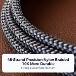 JOYROOM SA31-CL3 30 W USB-C/Typ-C auf 8-poliges Schnelllade-Datenkabel, Länge: 1,2 m – Bild 6