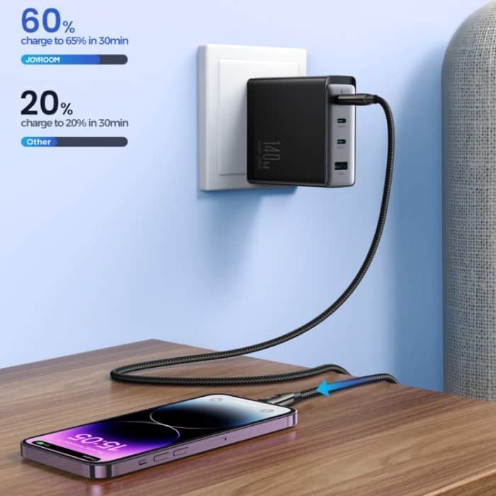 JOYROOM SA31-CL3 30 W USB-C/Typ-C auf 8-poliges Schnelllade-Datenkabel, Länge: 1,2 m – Bild 7