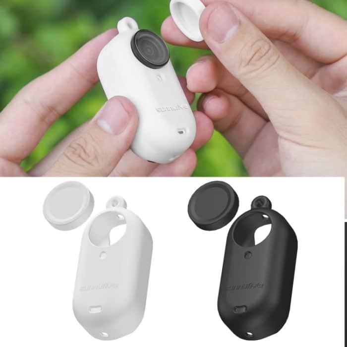 Sunnylife IST-BHT594 Kameragehäuse aus Silikon mit Objektivdeckel und Tragegurt, For Insta360 Go 3 – Bild 2