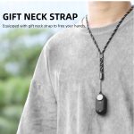 Sunnylife IST-BHT594 Kameragehäuse aus Silikon mit Objektivdeckel und Tragegurt, For Insta360 Go 3 – Bild 7